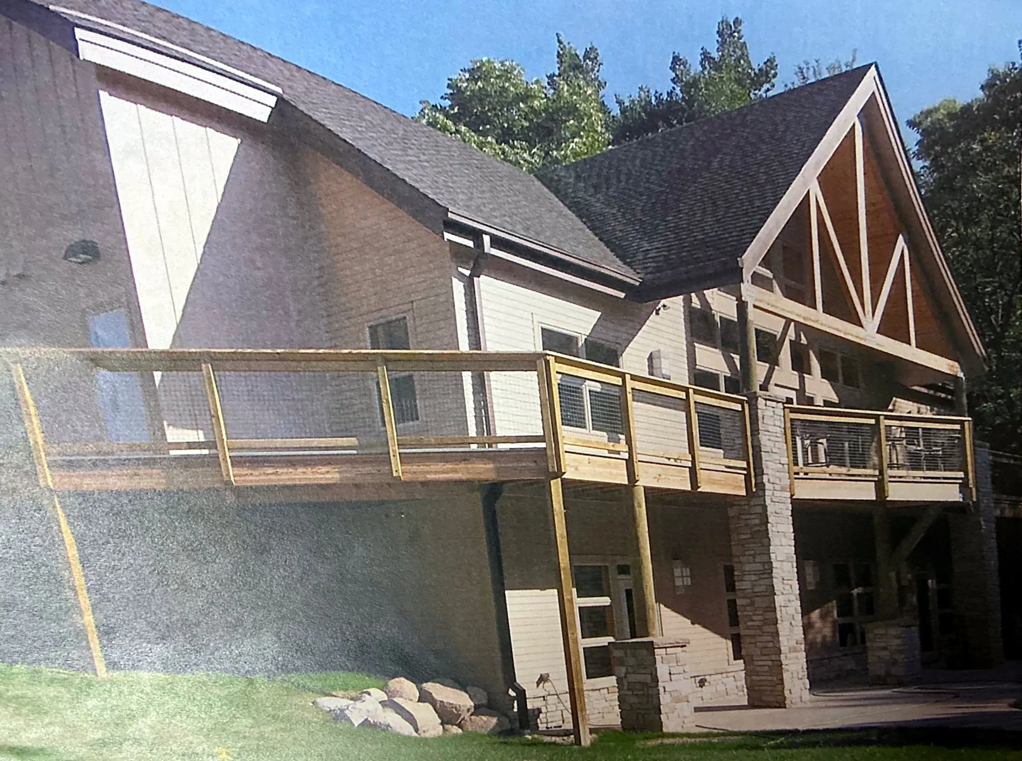The nature center deck wing as photographed for the district’s sinking fund report